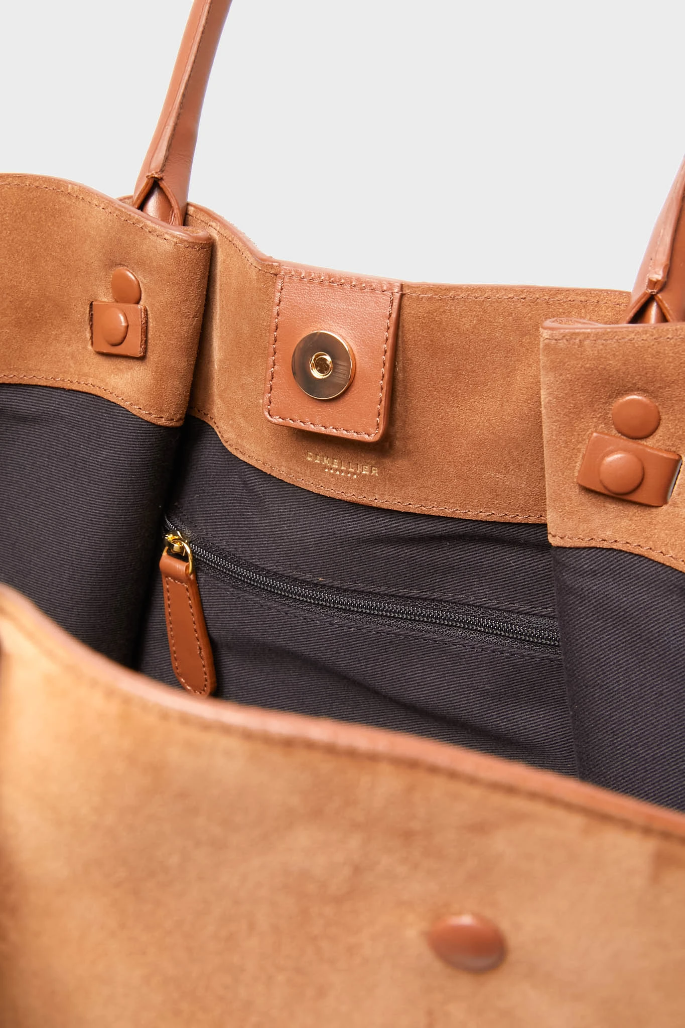 Tan Suede New York Bag 8 Tan Suede New York Bag - Image 6