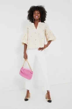 Tan Embroidered Blooms Blouse -Loeffler Cloth Shop zTPxlhh831tDnUPJIluK9C709QuOla2E 1