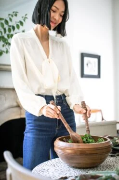 Ivory Satin Eva Blouse -Loeffler Cloth Shop zTw9NFKBuMlBePCMonF2t20q0dze3Pj8 1