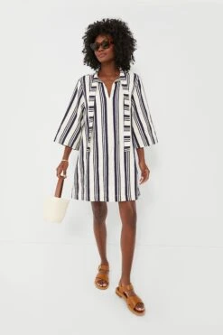 Navy Stripe Montauk Dress -Loeffler Cloth Shop zWz5MUlncrUwXiWMZOrAAlYJIbPL0sfB 1
