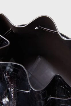 Mansur Gavriel Chocolate Croc Mini Bucket -Loeffler Cloth Shop zYwyO3bBmJDFx2Sgayt0R8ZQdIXW6ymU 1